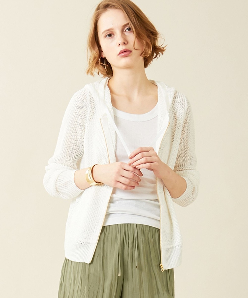 【オンワード】 BEIGE,>トップス OPTICAL / パーカー Navy 4 レディース 【送料無料】