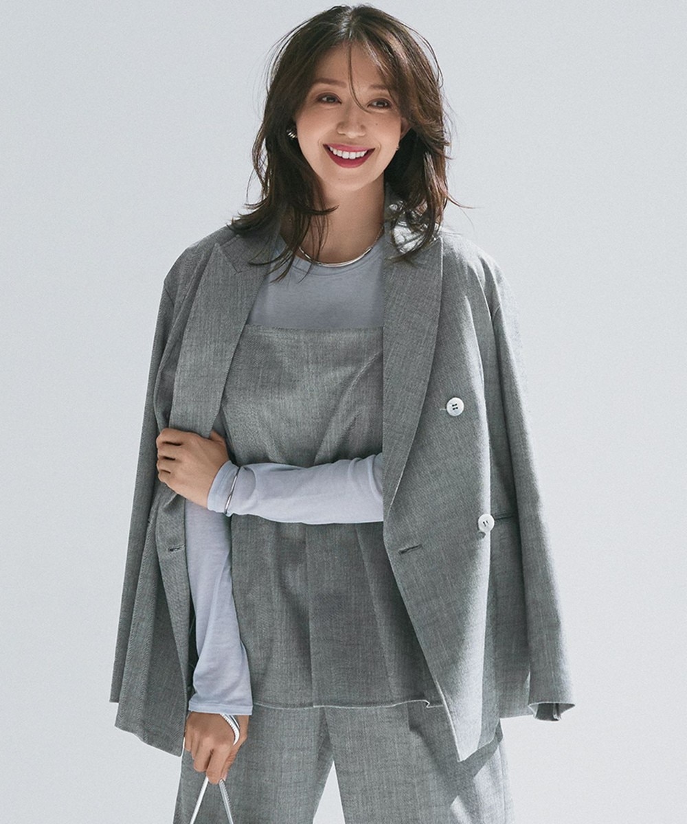 【オンワード】 23区>ジャケット/アウター 【セットアップ対応】スラブツイードストレッチ ジャケット グレー 38 レディース 【オンワード】 23区>ジャケット/アウター 【セットアップ対応】スラブツイードストレッチ ジャケット グレー 38 レディース