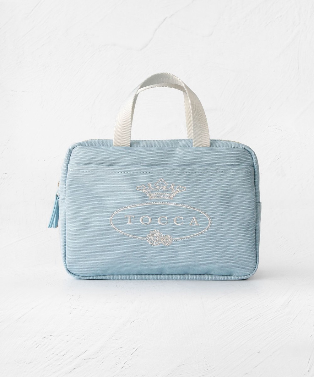 【オンワード】 TOCCA>財布/小物 TOCCA LOGO POUCH BAG ポーチ [新色]ブルー F レディース