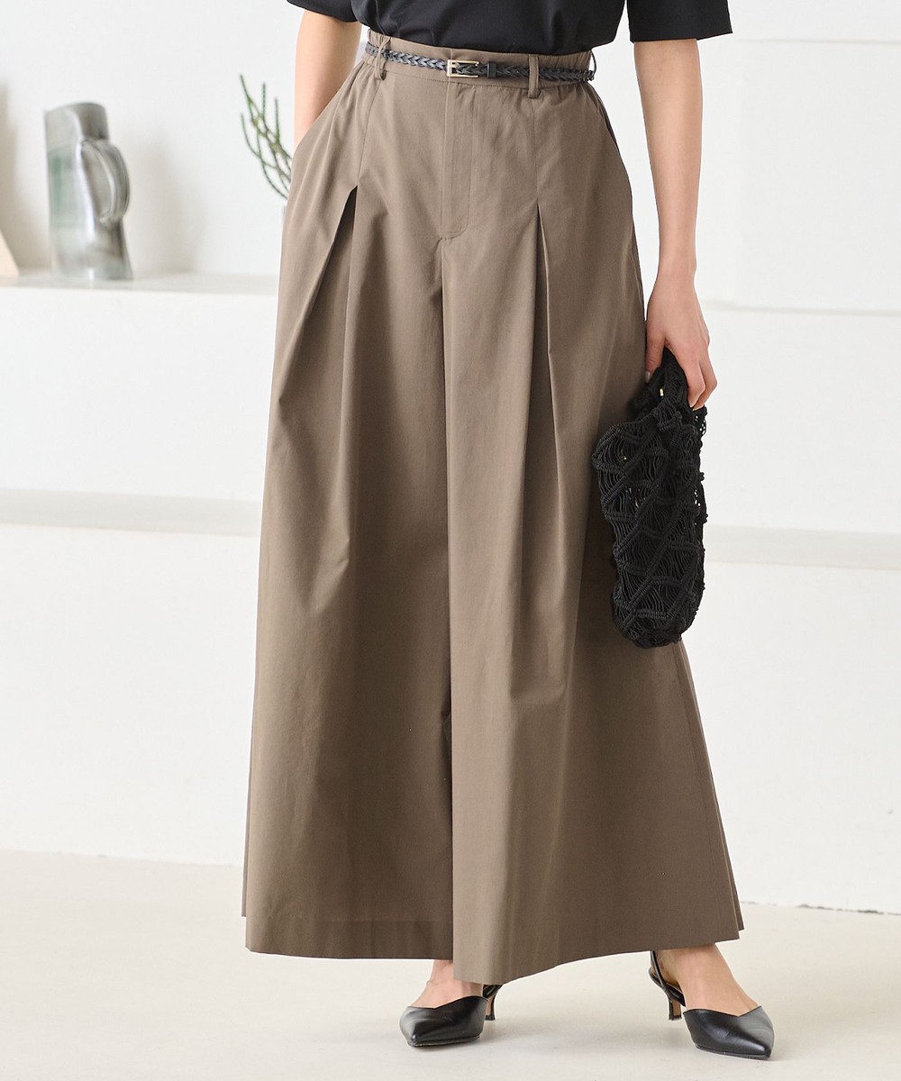 【オンワード】 自由区>パンツ 【XSサイズ~/洗える】ストレッチタイプライター ワイドパンツ ブラウン 32 レディース 【オンワード】 自由区>パンツ 【XSサイズ~/洗える】ストレッチタイプライター ワイドパンツ ブラウン 32 レディース