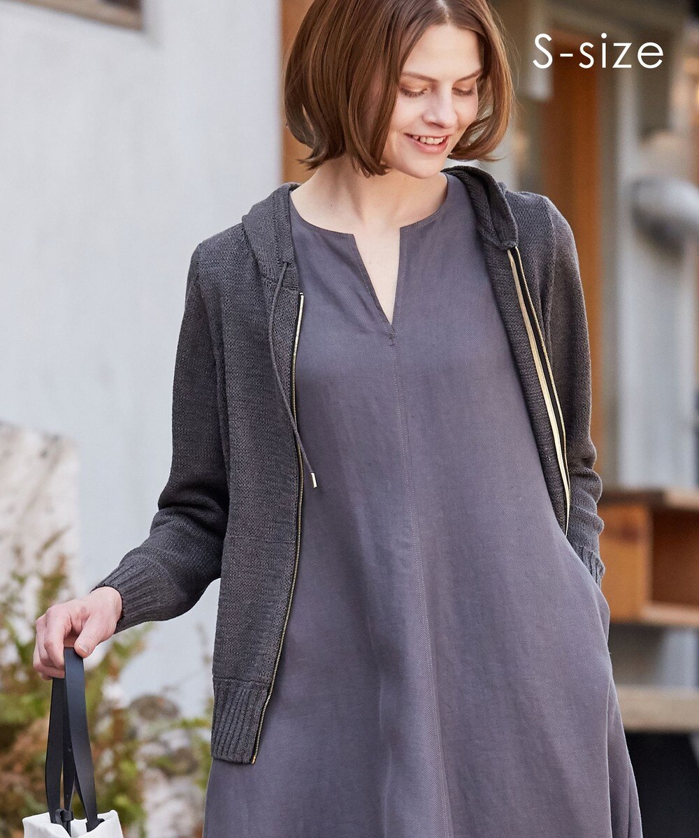 【オンワード】 BEIGE,>トップス 【S-size】ARCUEIL / ニットパーカー Cone 32 レディース 【送料無料】