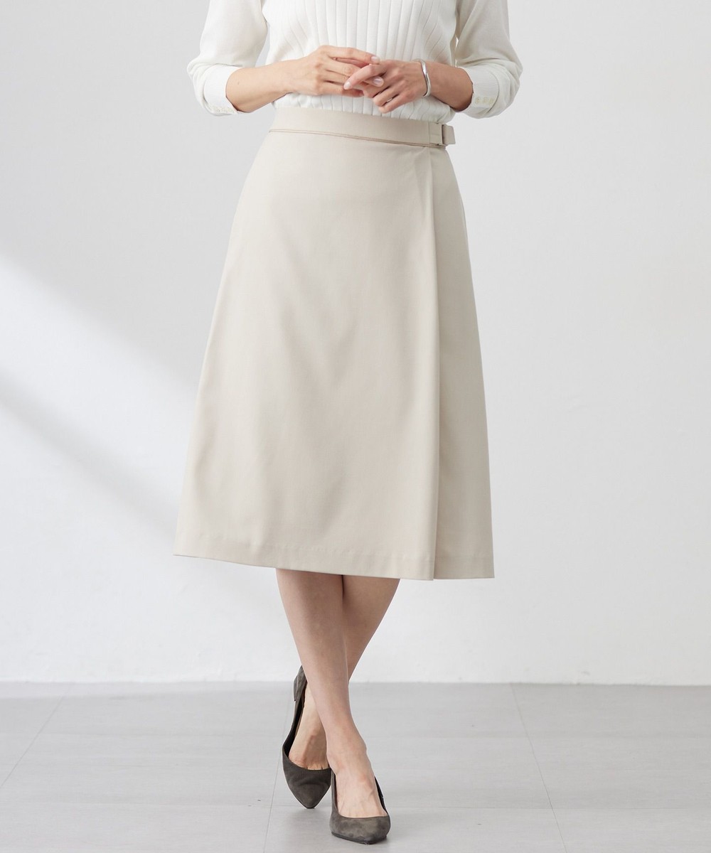 【オンワード】 J.PRESS LADIES S(小さいサイズ)>スカート 【洗える】CARREMAN 2WAY Aライン スカート ベージュ P7 レディース 【オンワード】 J.PRESS LADIES S(小さいサイズ)>スカート 【洗える】CARREMAN 2WAY Aライン スカート ベージュ P7 レディース