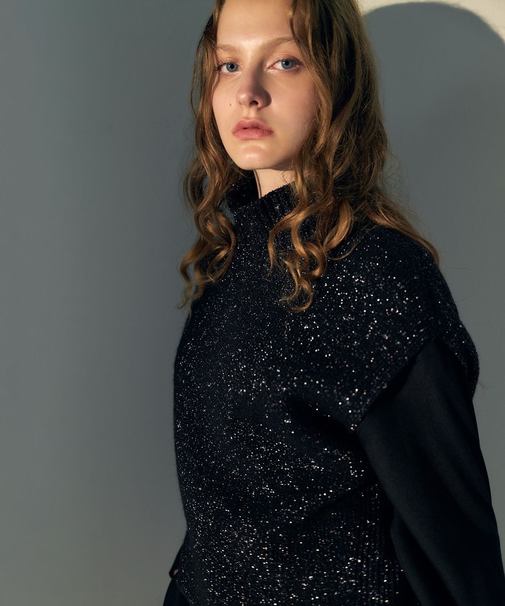 【オンワード】 ICB>トップス 【30th ANNIVERSARY】 カシミヤブレンドルレックス ハイネックニットベスト ブラック S レディース 【オンワード】 ICB>トップス 【30th ANNIVERSARY】 カシミヤブレンドルレックス ハイネックニットベスト ブラック S レディース