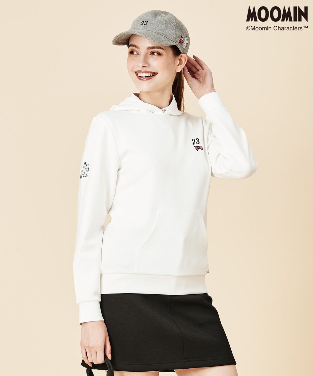 【オンワード】 23区GOLF>トップス 【MOOMIN】【WOMEN】ムーミンバックプリントパーカー ブラック 3 レディース 【送料無料】