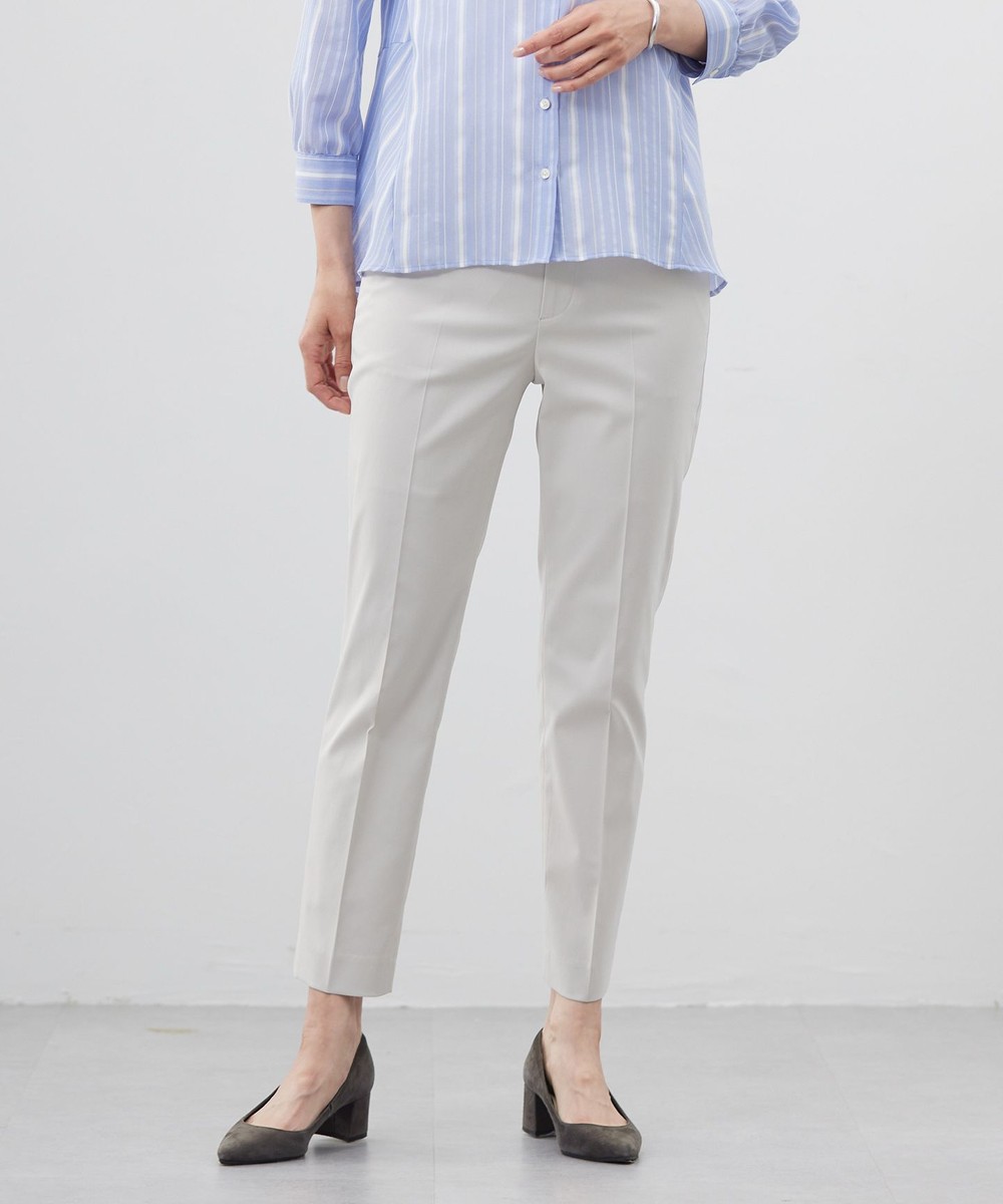 【オンワード】 J.PRESS LADIES>パンツ 【セットアップ対応・洗える・撥水】コットンFITTY テーパード パンツ ライトベージュ 9 レディース 【オンワード】 J.PRESS LADIES>パンツ 【セットアップ対応・洗える・撥水】コットンFITTY テーパード パンツ ライトベージュ 9 レディース