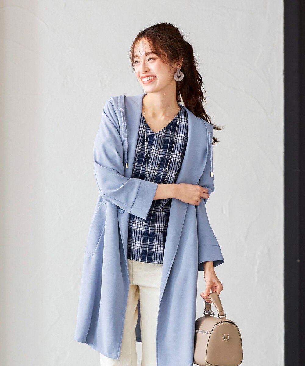 【洗える】軽さが魅力のフーテッドライトコート