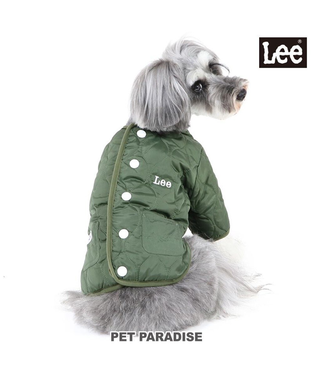 PET PARADISE>ペットグッズ 犬 服 Ｌｅｅ 背中開き ジャケット 【小型犬】 キルティング 綿入り カーキ カーキ ＤＳＳ 【送料無料】