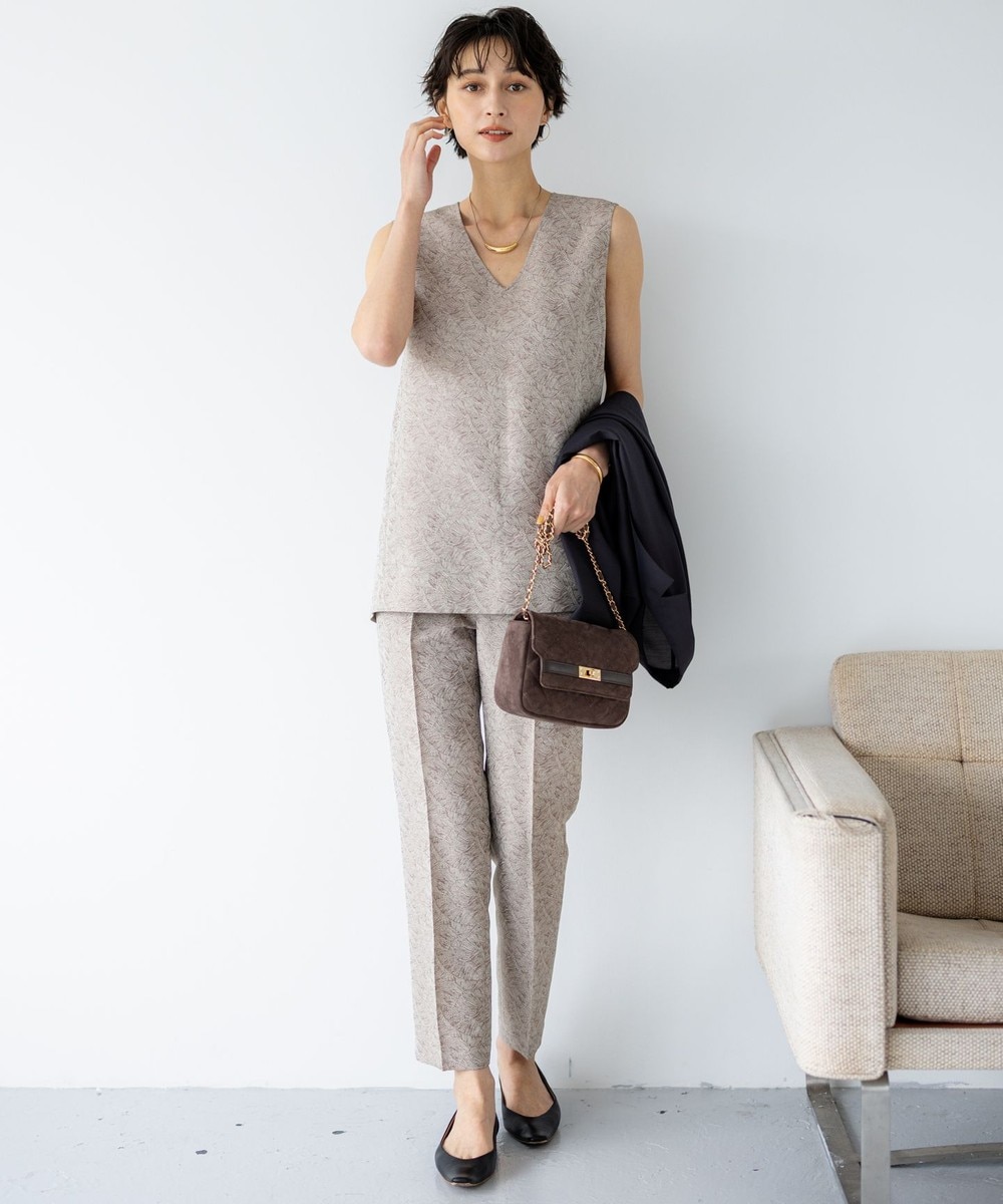 【オンワード】 23区>ワンピース 【一部店舗限定/洗える】リネンライクジャカード セットアップ グレージュ 40 レディース 【オンワード】 23区>ワンピース 【一部店舗限定/洗える】リネンライクジャカード セットアップ グレージュ 40 レディース