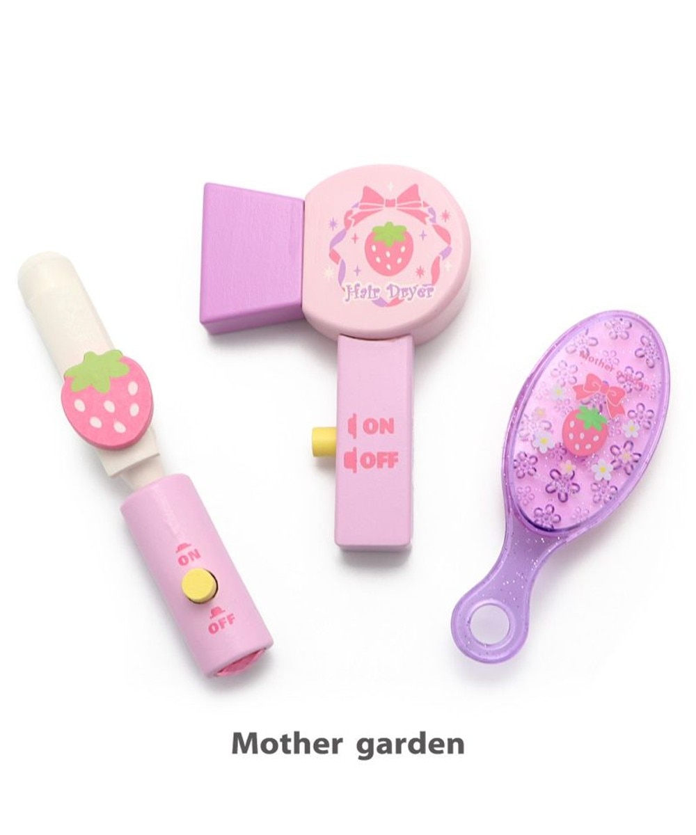 【オンワード】 Mother garden>おもちゃ マザーガーデン 木製 野いちごままごと ドライヤーセット 《桃》 ピンク（淡） - キッズ