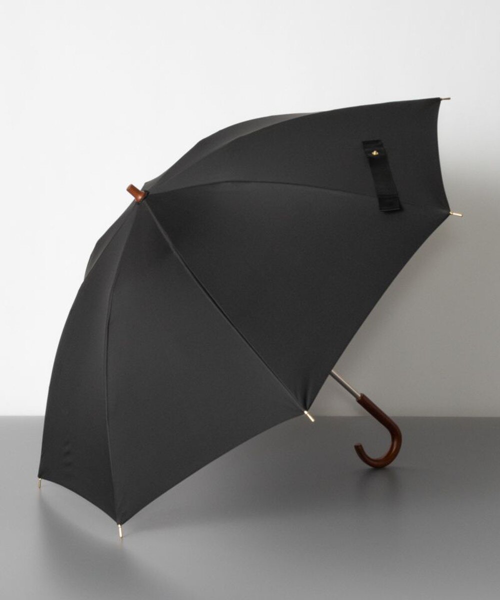 AURORA>ファッション雑貨 オーロラ 晴雨兼用ショート傘（無地） ブラック FREE レディース 【送料無料】