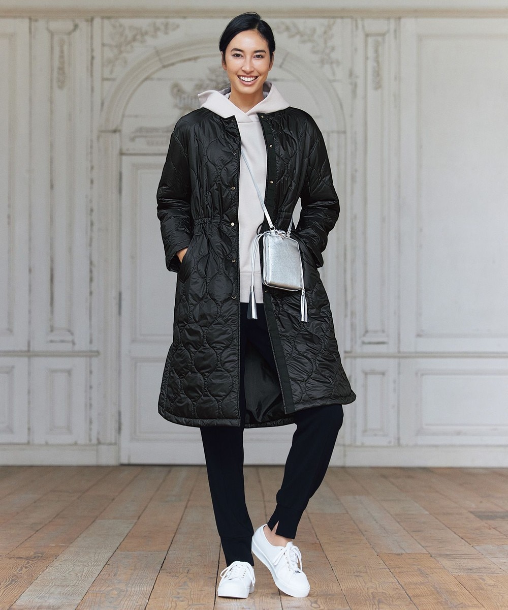 【オンワード】 自由区>パンツ 【Sサイズ有】トリアセジョーゼット ジョグパンツ ベージュ 32 レディース 【送料無料】