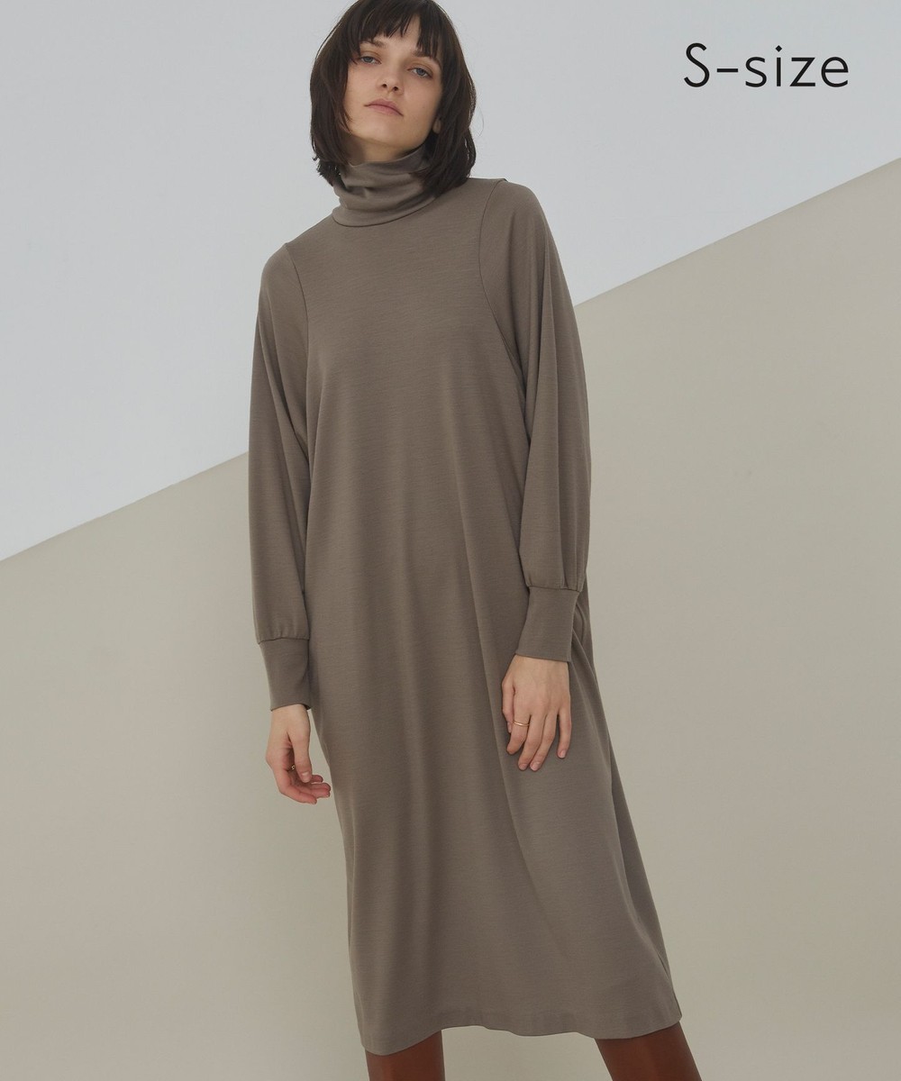 【オンワード】 BEIGE,>ワンピース 【S-size】ROURE / ハイネックワンピース Charcoal 32 レディース 【送料無料】