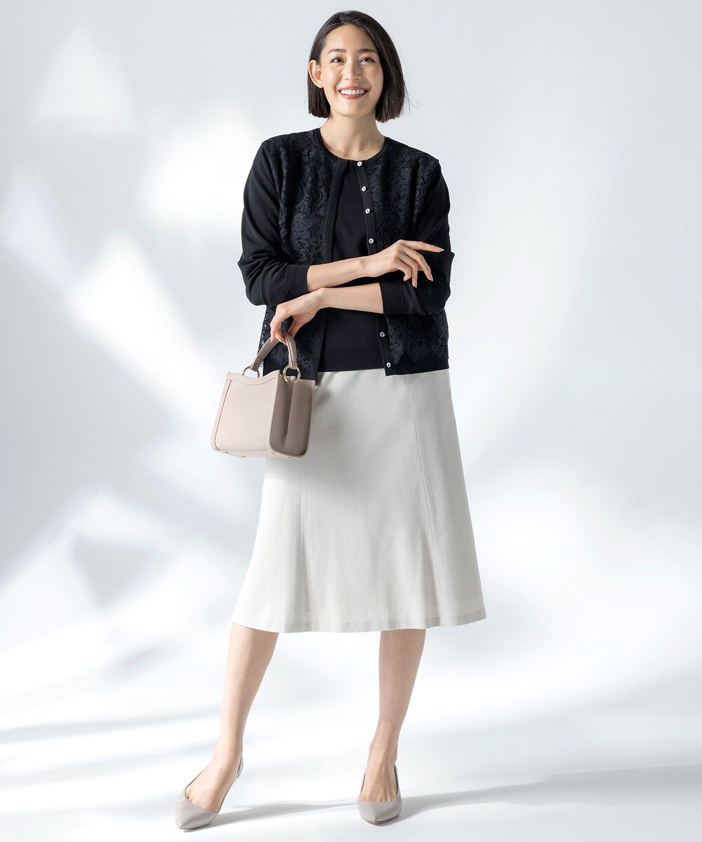 【オンワード】 自由区 L>スカート 360°FREE ウォッシャブル スカート ベージュ 46 レディース 【送料無料】