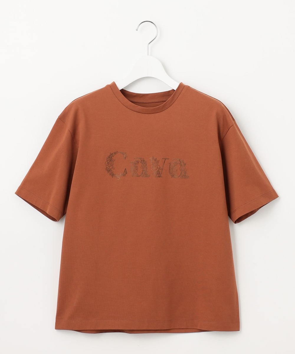 【オンワード】 自由区 L>トップス 【洗える】cava Tシャツ コッパー 44 レディース 【送料当社負担】