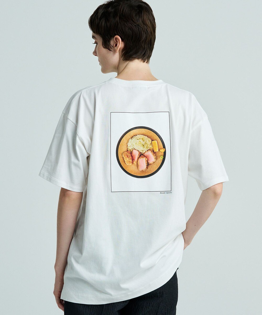 【オンワード】 uncrave>トップス 【UNISEXあり】トンカツ Tシャツ（uncrave WHITE） オフ UNISEX レディース