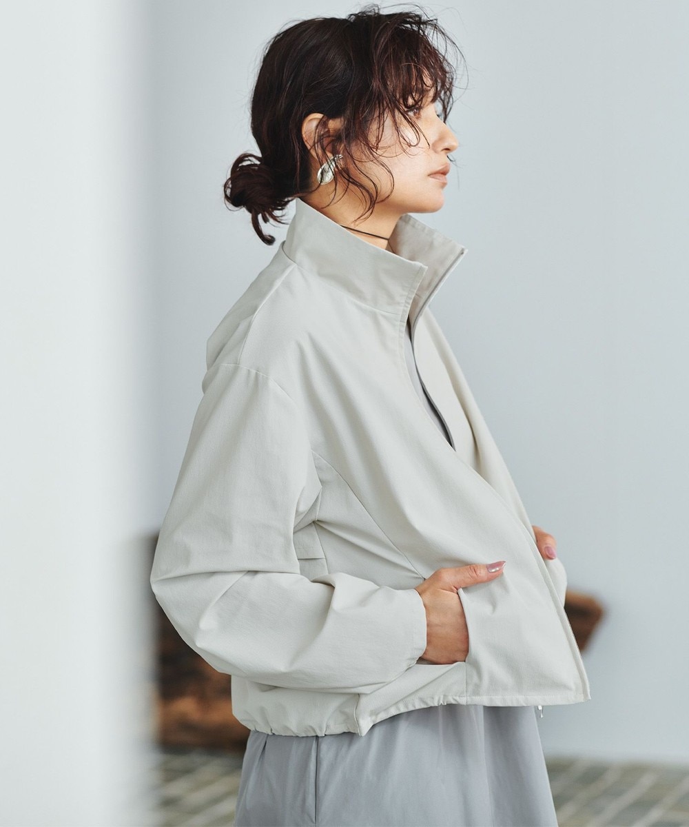 【オンワード】 ICB L(大きいサイズ)>ジャケット/アウター 【接触冷感・UVカット・防シワ・洗える】 アトラストリコット ブルゾン トープ XL レディース 【オンワード】 ICB L(大きいサイズ)>ジャケット/アウター 【接触冷感・UVカット・防シワ・洗える】 アトラストリコット ブルゾン トープ XL レディース