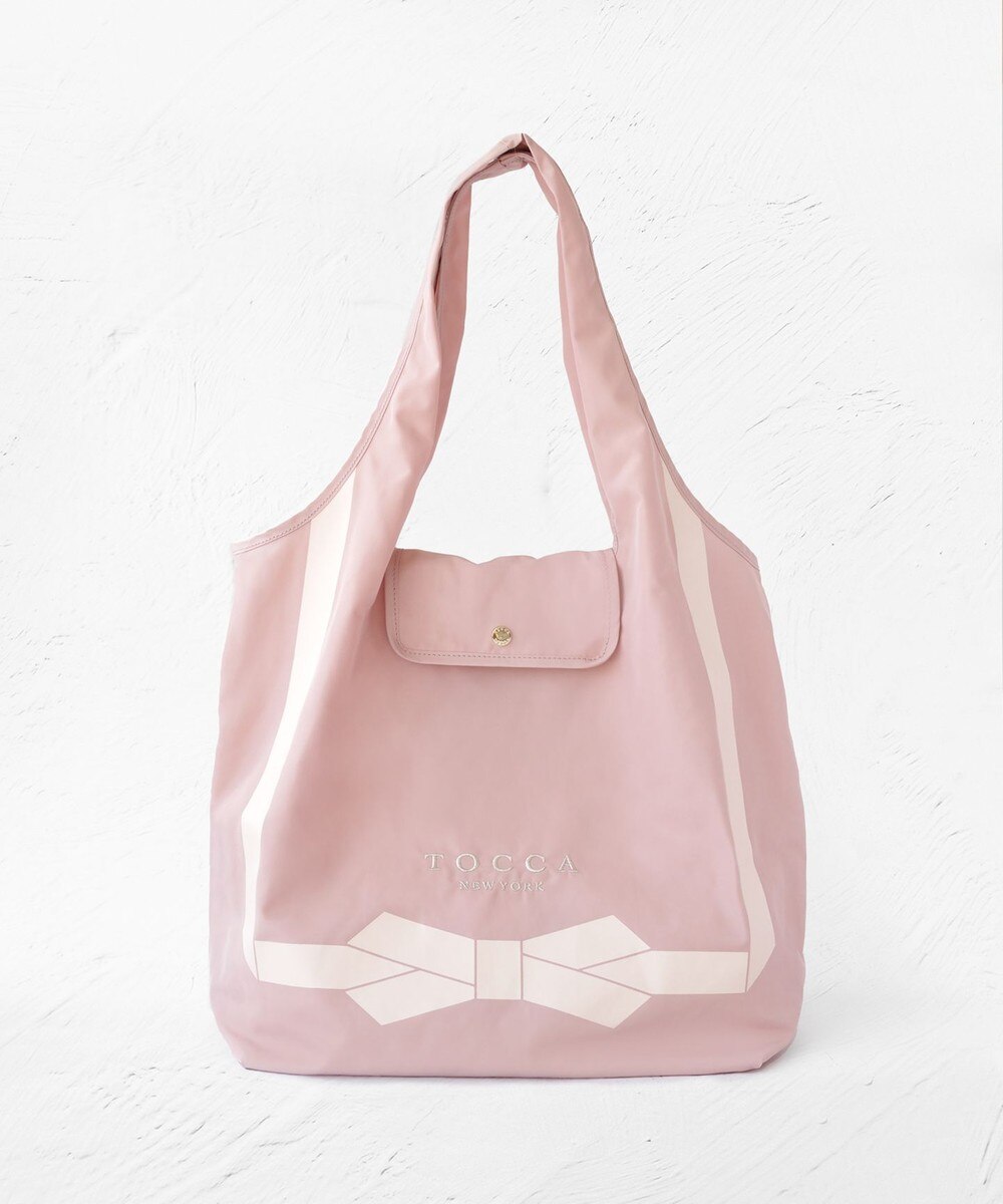 【オンワード】 TOCCA>バッグ 【撥水】TOCCA RIBBON ECOBAG エコバッグ ピンク F レディース