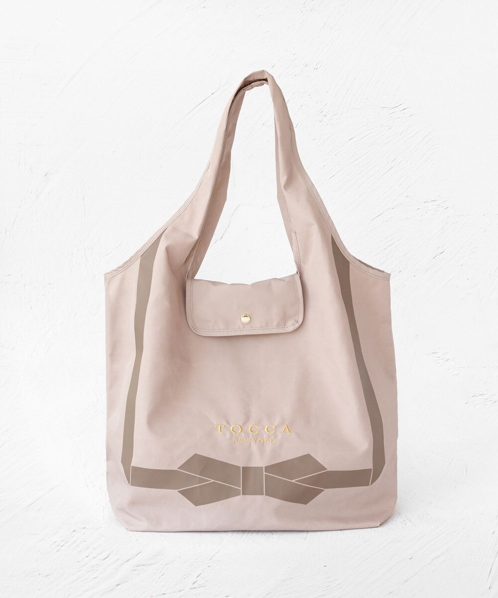 【オンワード】 TOCCA>バッグ 【撥水】TOCCA RIBBON ECOBAG エコバッグ ベージュ F レディース