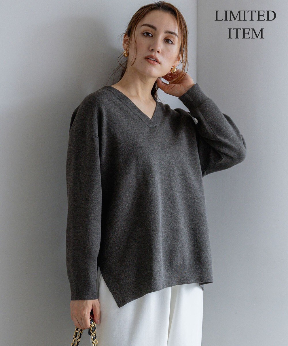 ２３区Ｌサイズ 46、48 洗える】ベロアニット カーディガン / 23区 L | ファッション通販