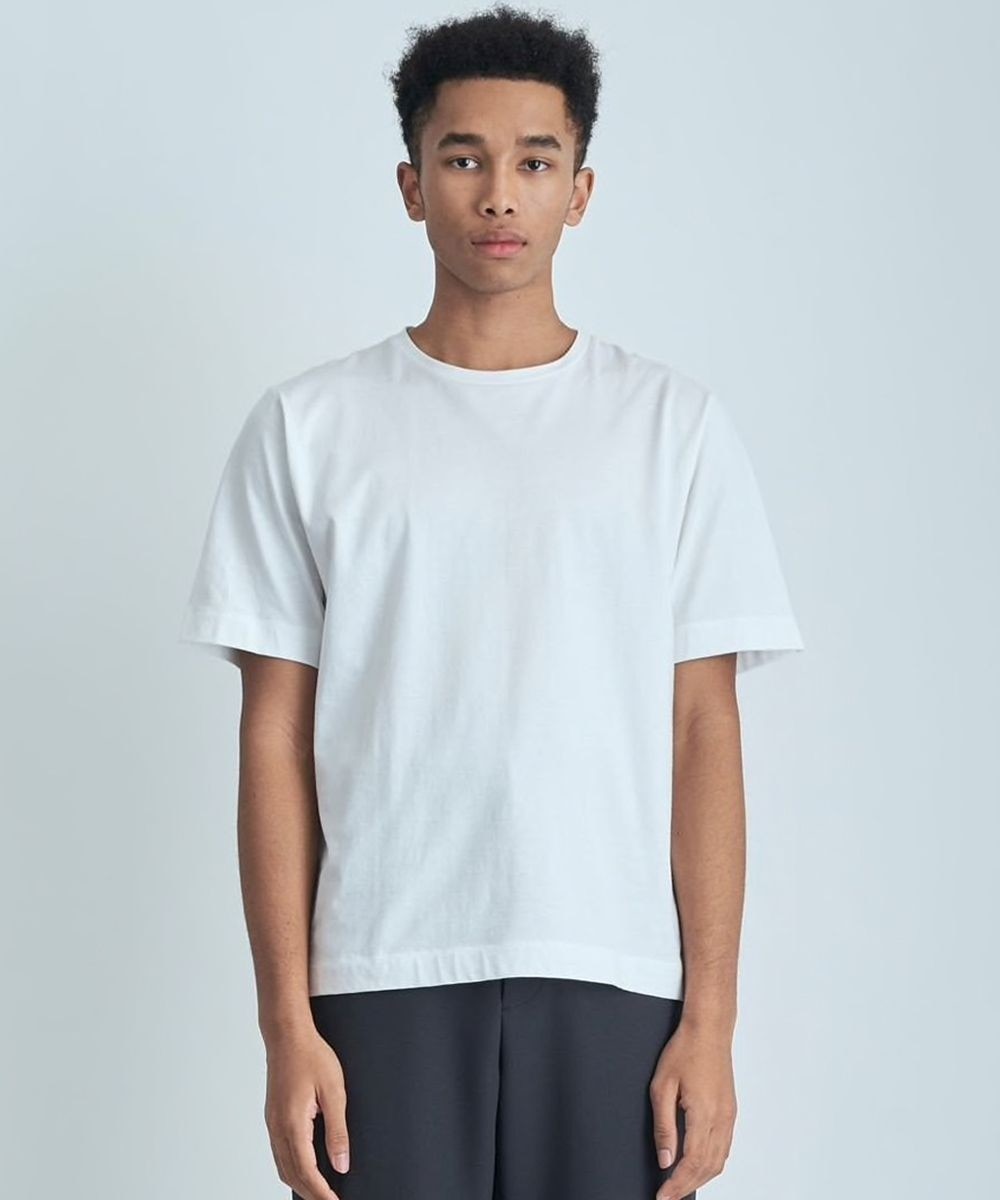 【オンワード】 ATON>トップス 50/2 ORGANIC クルーネックTシャツ - UNISEX WHITE 02 レディース 【送料無料】