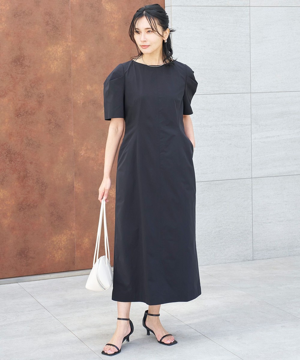 【オンワード】 UNFILO L(大きいサイズ)>ワンピース 【mi-molletコラボ】FINE MOVE Iラインワンピース ブラック XL レディース 【オンワード】 UNFILO L(大きいサイズ)>ワンピース 【mi-molletコラボ】FINE MOVE Iラインワンピース ブラック XL レディース