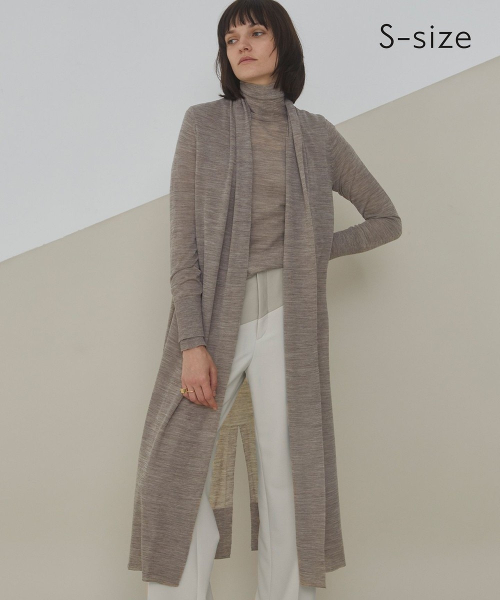 【オンワード】 BEIGE,>トップス 【S-size】ANGLES / ロングカーディガン Fog Blue 32 レディース 【送料無料】