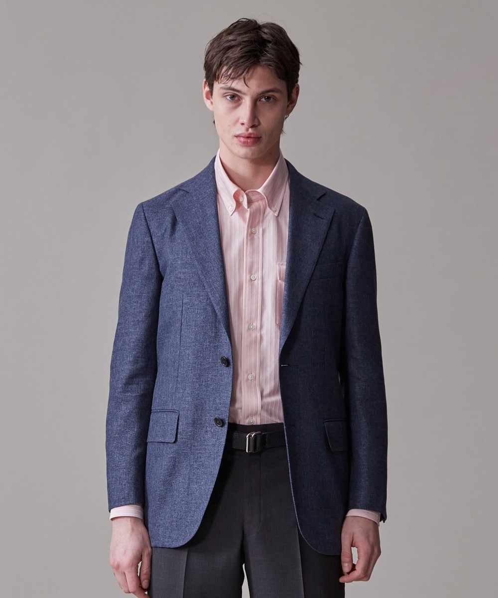 【オンワード】 J.PRESS MEN>ジャケット/アウター 春夏の上質ジャケット【NEW SATGE】エレガントサマーメッシュ ジャケット ブルー BM メンズ 【オンワード】 J.PRESS MEN>ジャケット/アウター 春夏の上質ジャケット【NEW SATGE】エレガントサマーメッシュ ジャケット ブルー BM メンズ