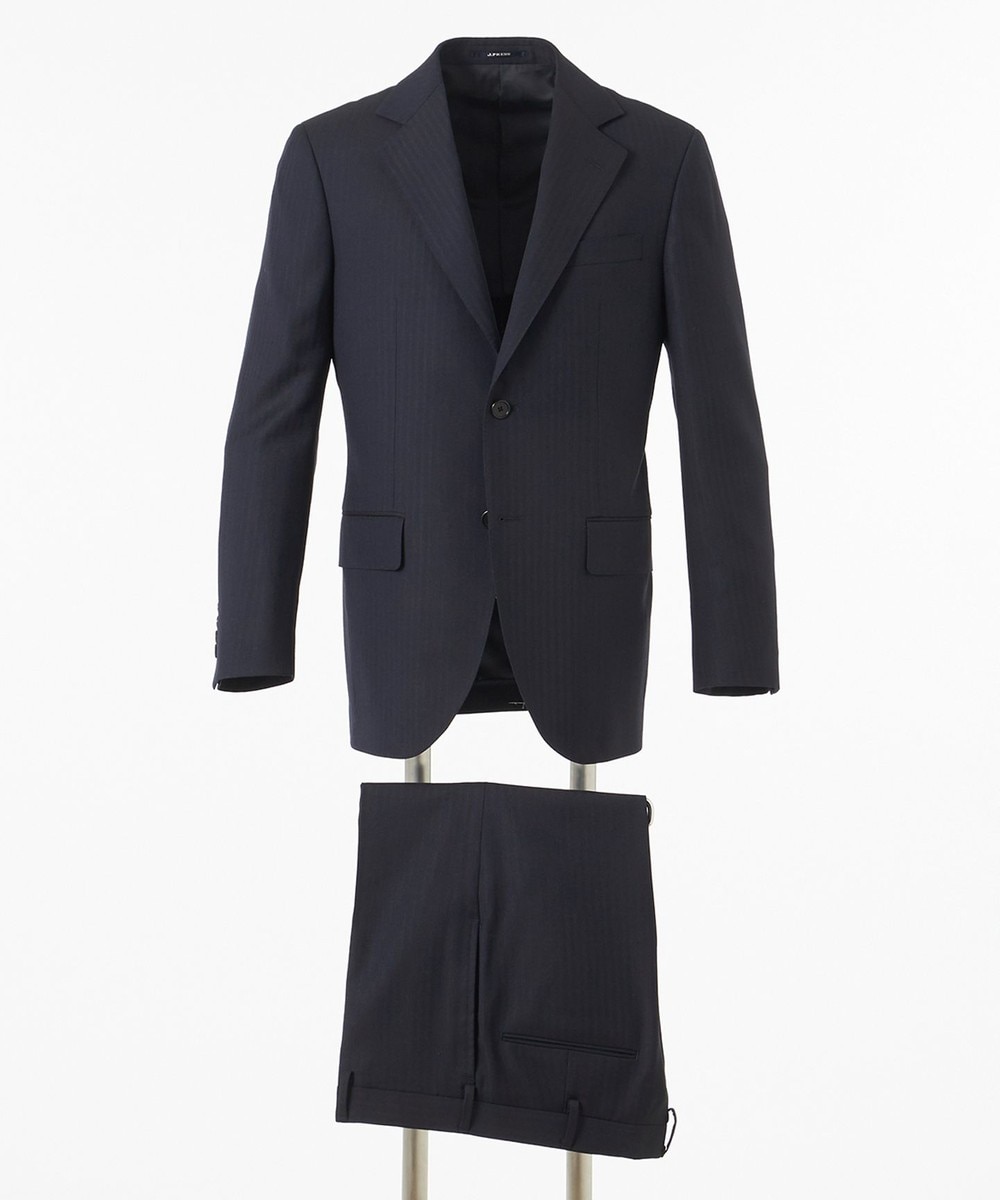 【オンワード】 J.PRESS MEN>スーツ/ネクタイ 【WEB・一部店舗限定】シャドーヘリンボーン スーツ ネイビー A4 メンズ 【オンワード】 J.PRESS MEN>スーツ/ネクタイ 【WEB・一部店舗限定】シャドーヘリンボーン スーツ ネイビー A4 メンズ