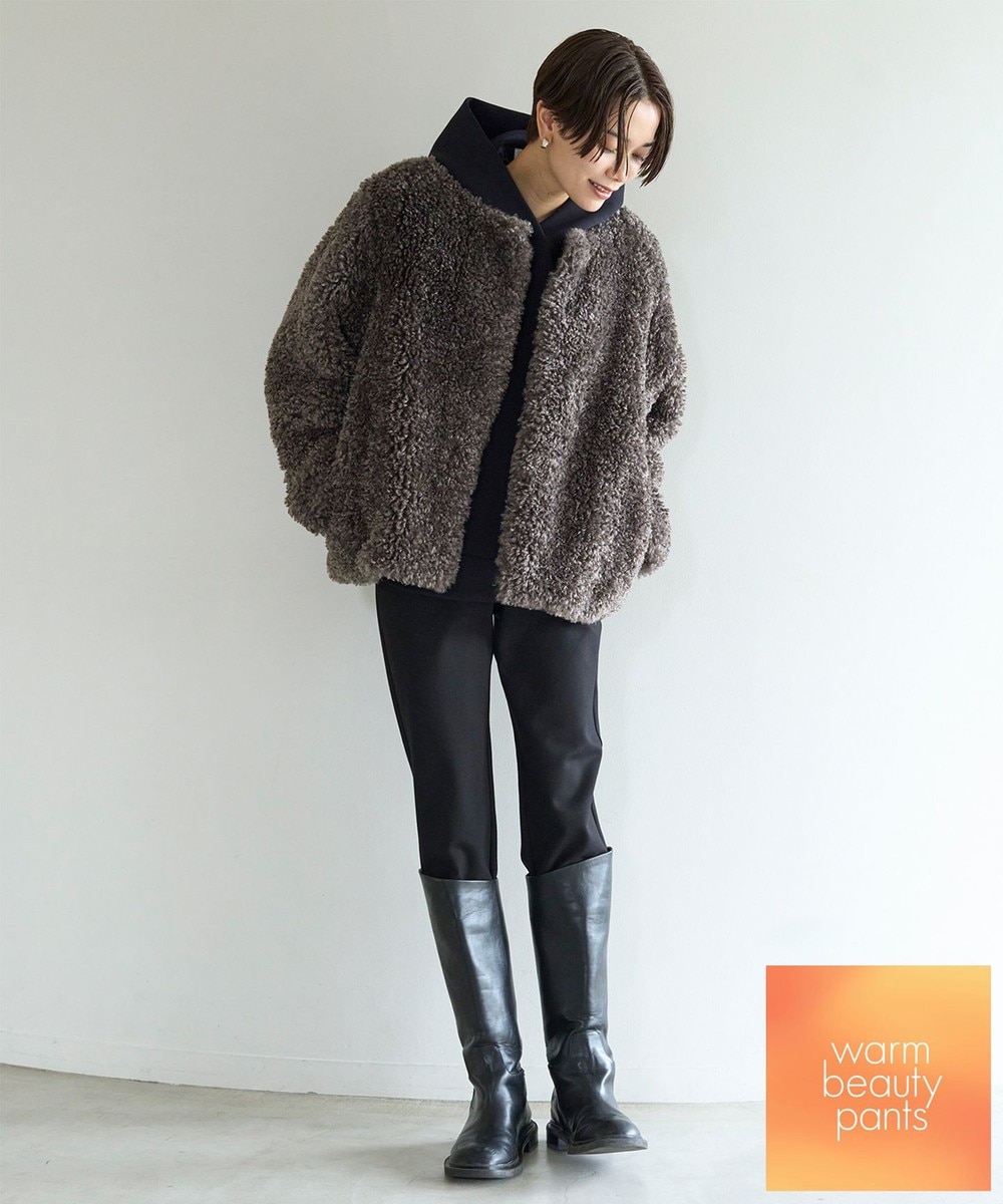 【ストレッチ/裏起毛】スリムフィットパンツ