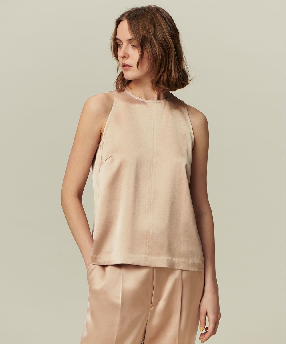 【オンワード】 uncrave>トップス サテン ノースリーブブラウス ダークネイビー 1 レディース 【送料無料】