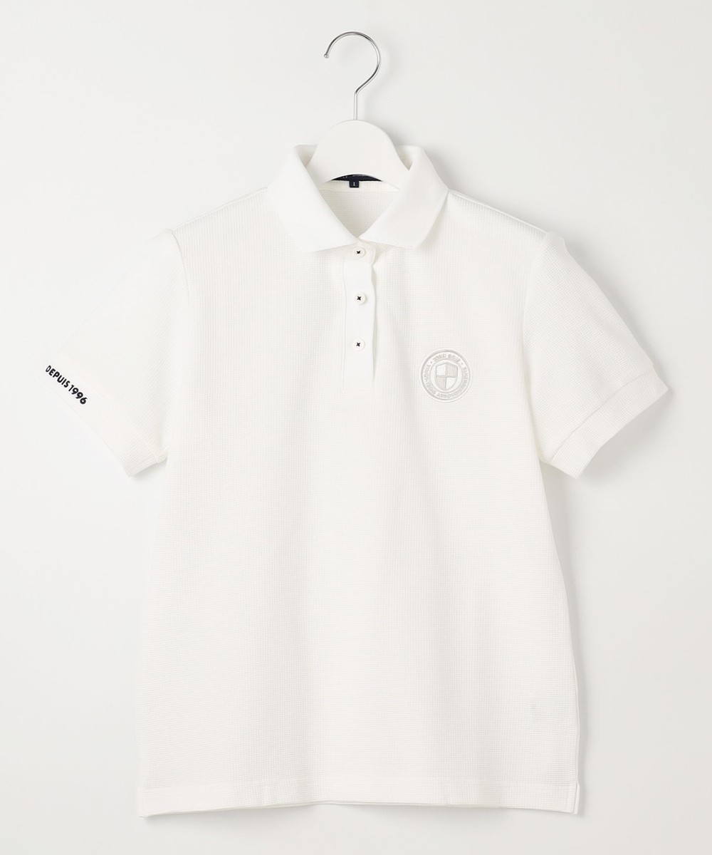 【オンワード】 23区GOLF>トップス 【WOMEN】【吸水速乾・UVケア】カノコ 半袖ポロシャツ ホワイト 0 レディース 【オンワード】 23区GOLF>トップス 【WOMEN】【吸水速乾・UVケア】カノコ 半袖ポロシャツ ホワイト 0 レディース