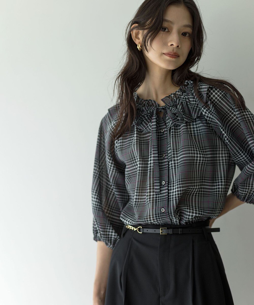 未使用品 ルネ Rene テーパードパンツ スラックス イージー ウエスト  