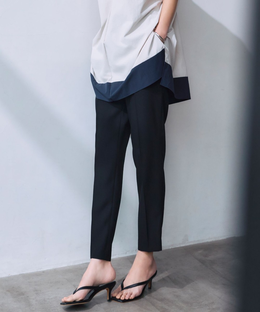 【オンワード】 ICB L(大きいサイズ)>パンツ 【新色追加・WEB限定カラーあり・接触冷感・UVケア・速乾・防シワ・洗える】 FluidBackSatin ドロストパンツ ブラック 42 レディース 【オンワード】 ICB L(大きいサイズ)>パンツ 【新色追加・WEB限定カラーあり・接触冷感・UVケア・速乾・防シワ・洗える】 FluidBackSatin ドロストパンツ ブラック 42 レディース