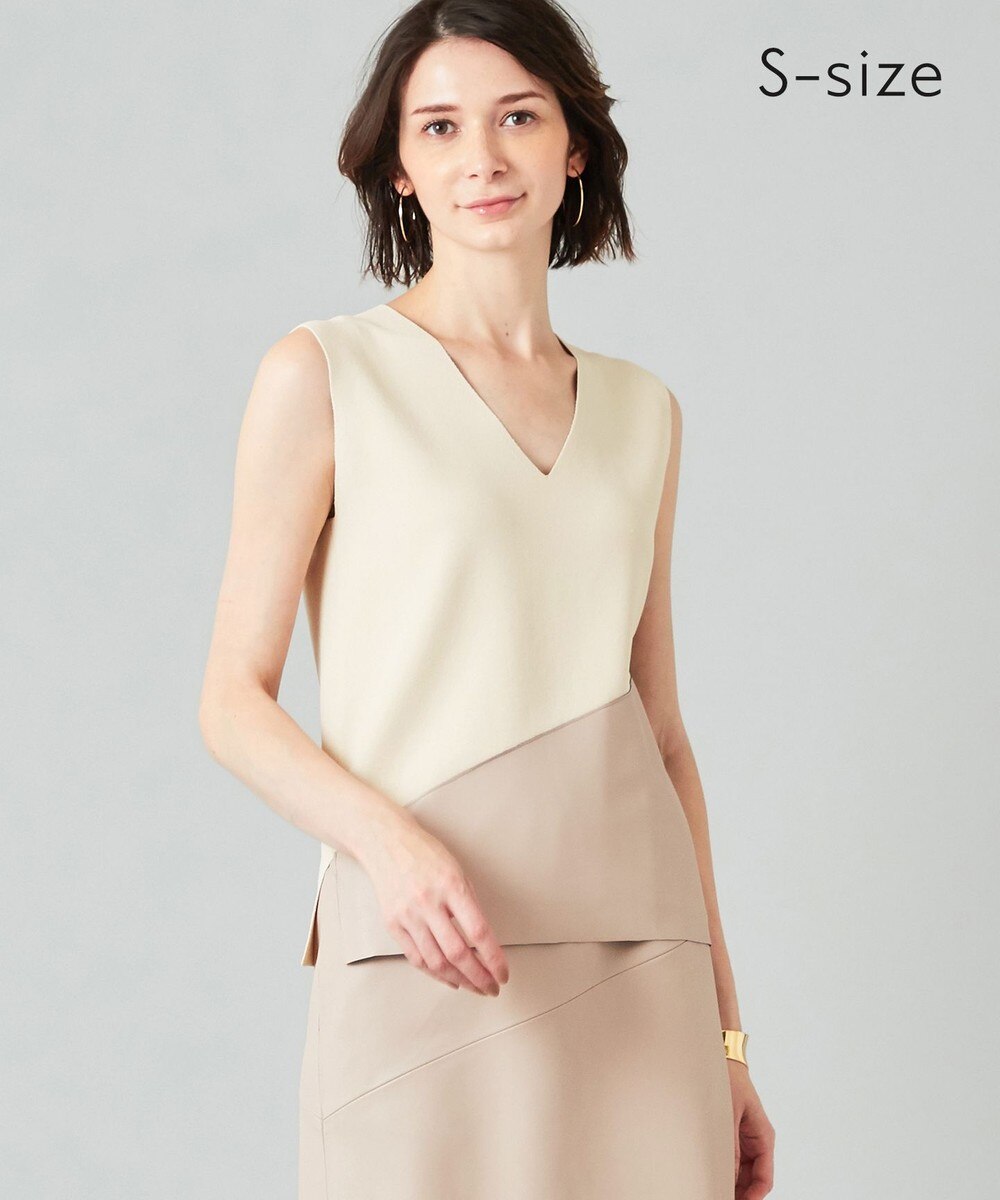 【オンワード】 BEIGE,>トップス 【S-size】CEVINS / コンビニット Seed × Seed 32 レディース 【送料無料】