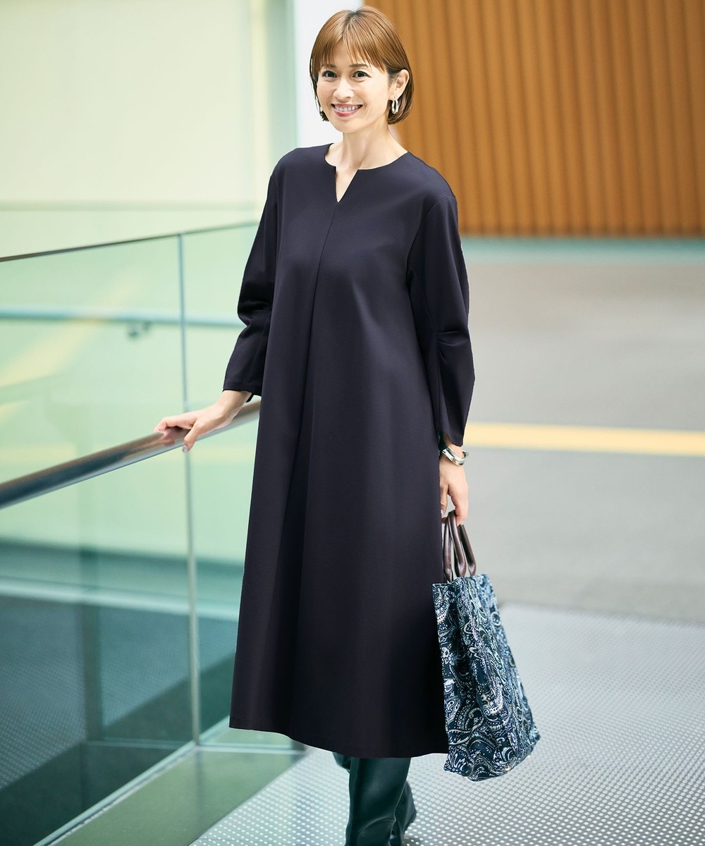 【オンワード】 自由区 S(小さいサイズ)>ワンピース 【洗える】クリアーコットンポンチ ワンピース ネイビー 32 レディース 【オンワード】 自由区 S(小さいサイズ)>ワンピース 【洗える】クリアーコットンポンチ ワンピース ネイビー 32 レディース