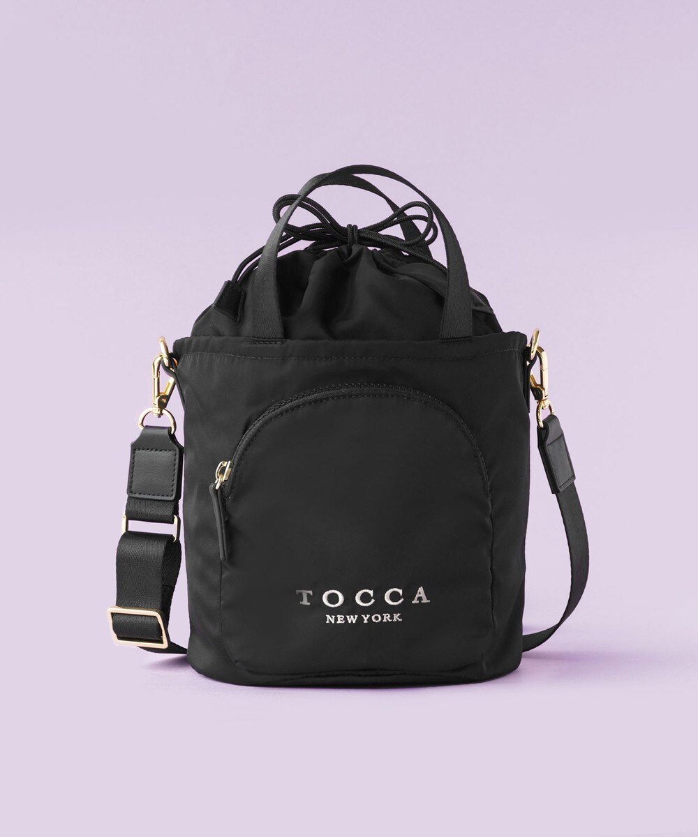 【オンワード】 TOCCA>バッグ 【WEB＆一部店舗限定】【撥水・環境に優しい素材】COLLINA BUCKETBAG バケットバッグ ブラック F レディース