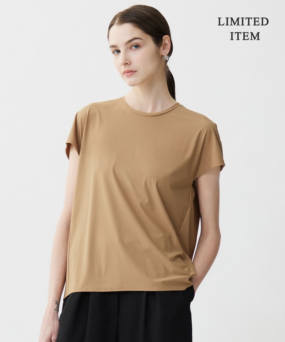 【オンワード】 ICB L(大きいサイズ)>トップス 【WEB限定・接触冷感・UVカット・速乾】マットスキューバ 半袖プルオーバー チノベージュ L レディース 【オンワード】 ICB L(大きいサイズ)>トップス 【WEB限定・接触冷感・UVカット・速乾】マットスキューバ 半袖プルオーバー チノベージュ L レディース