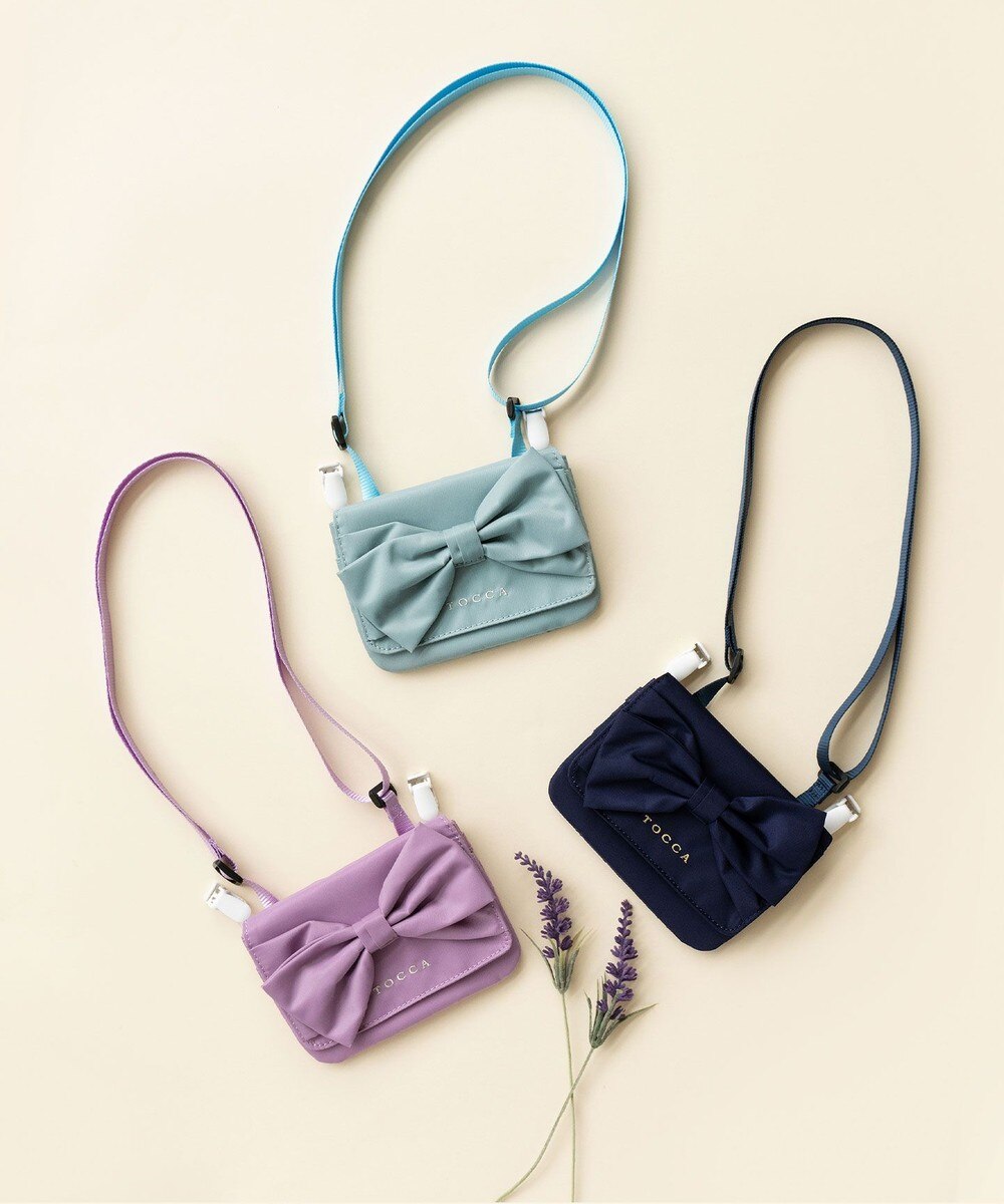 TOCCA BAMBINI>バッグ 【WEB限定】RIBBON POCKET POUCH SHOULDER ポケットショルダー ライラック F キッズ 【送料無料】