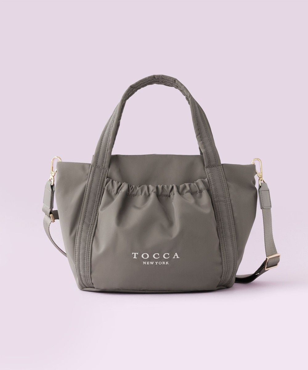 【オンワード】 TOCCA>バッグ 【WEB＆一部店舗限定】【撥水・サスティナブル素材】SOSTA MINIBAG ミニバッグ グレージュ F レディース