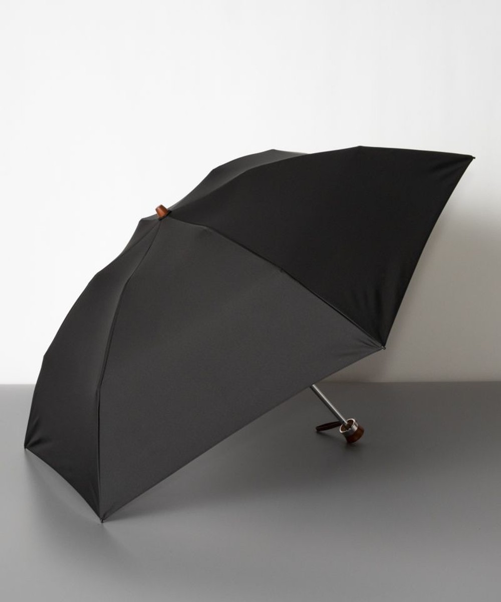 AURORA>ファッション雑貨 オーロラ 晴雨兼用折りたたみ傘（無地） ブラック FREE レディース 【送料無料】