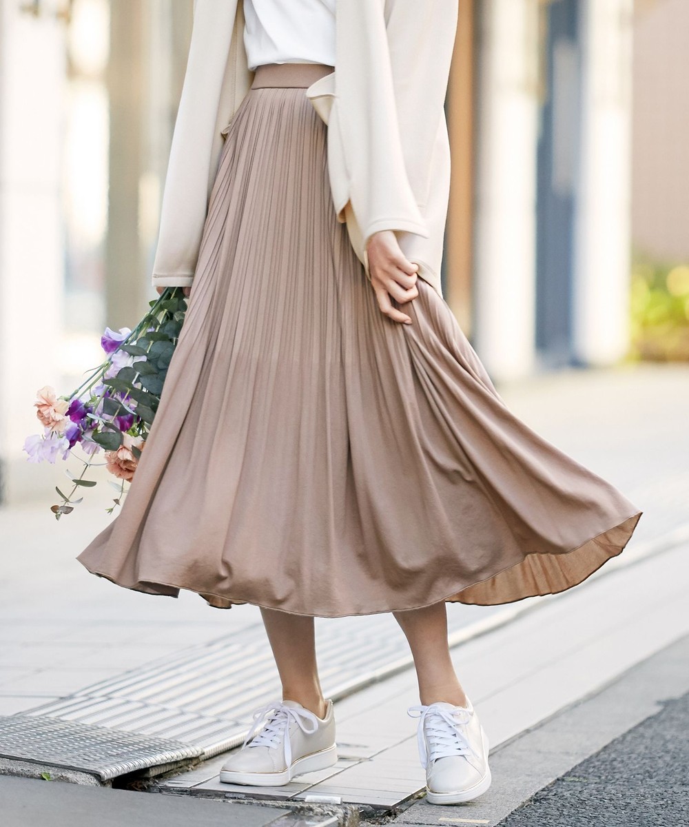 【オンワード】 any SiS>スカート 【WEB限定】チュールプリーツ スカート スモーキーミント 1 レディース 【送料無料】