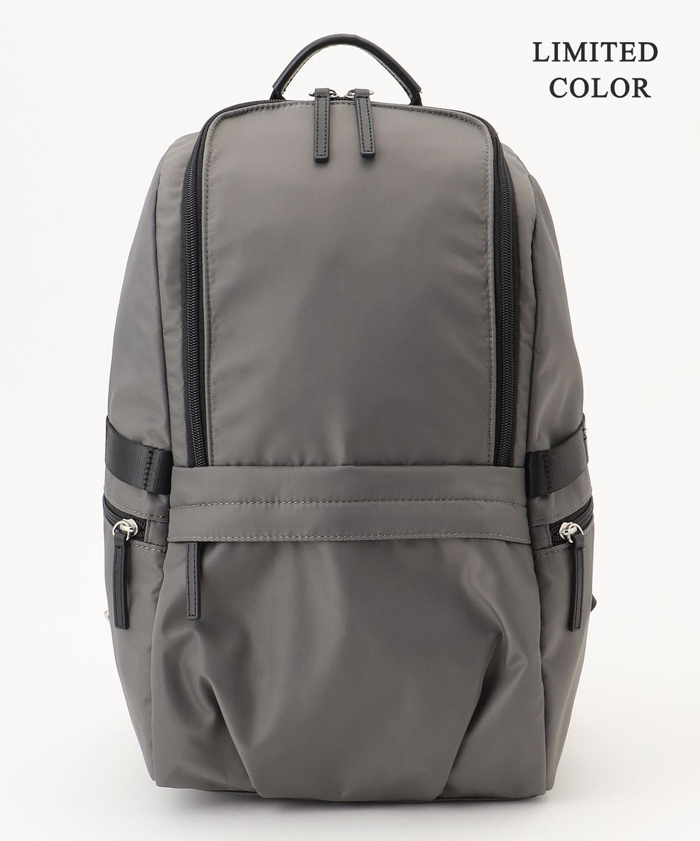 【オンワード】 ICB>バッグ 【人気のため新色追加・A4サイズ収納可・撥水】8ポケットナイロンリュック チャコールグレー F レディース 【オンワード】 ICB>バッグ 【人気のため新色追加・A4サイズ収納可・撥水】8ポケットナイロンリュック チャコールグレー F レディース