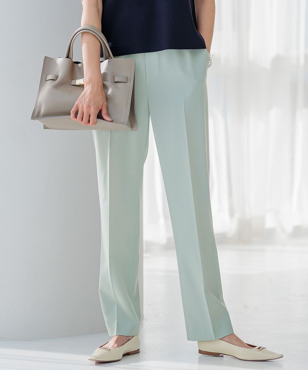 【オンワード】 23区>パンツ 【新色追加/洗える】2WAYストレッチツイル ドロスト パンツ ミント 38 レディース 【オンワード】 23区>パンツ 【新色追加/洗える】2WAYストレッチツイル ドロスト パンツ ミント 38 レディース