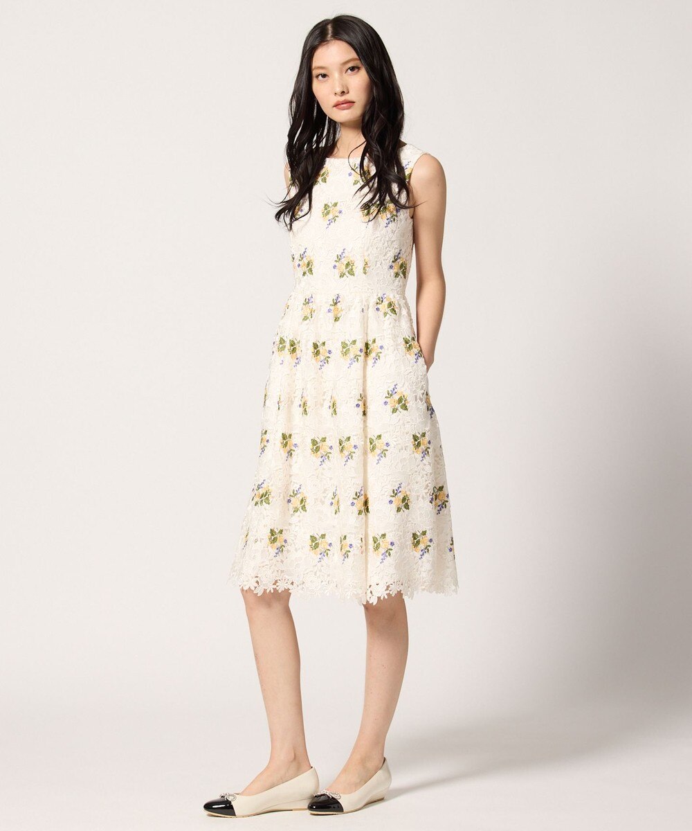 【オンワード】 TOCCA>ワンピース 【洗える・消臭】PASSION OF LACE ドレス アイボリー 4 レディース 【オンワード】 TOCCA>ワンピース 【洗える・消臭】PASSION OF LACE ドレス アイボリー 4 レディース