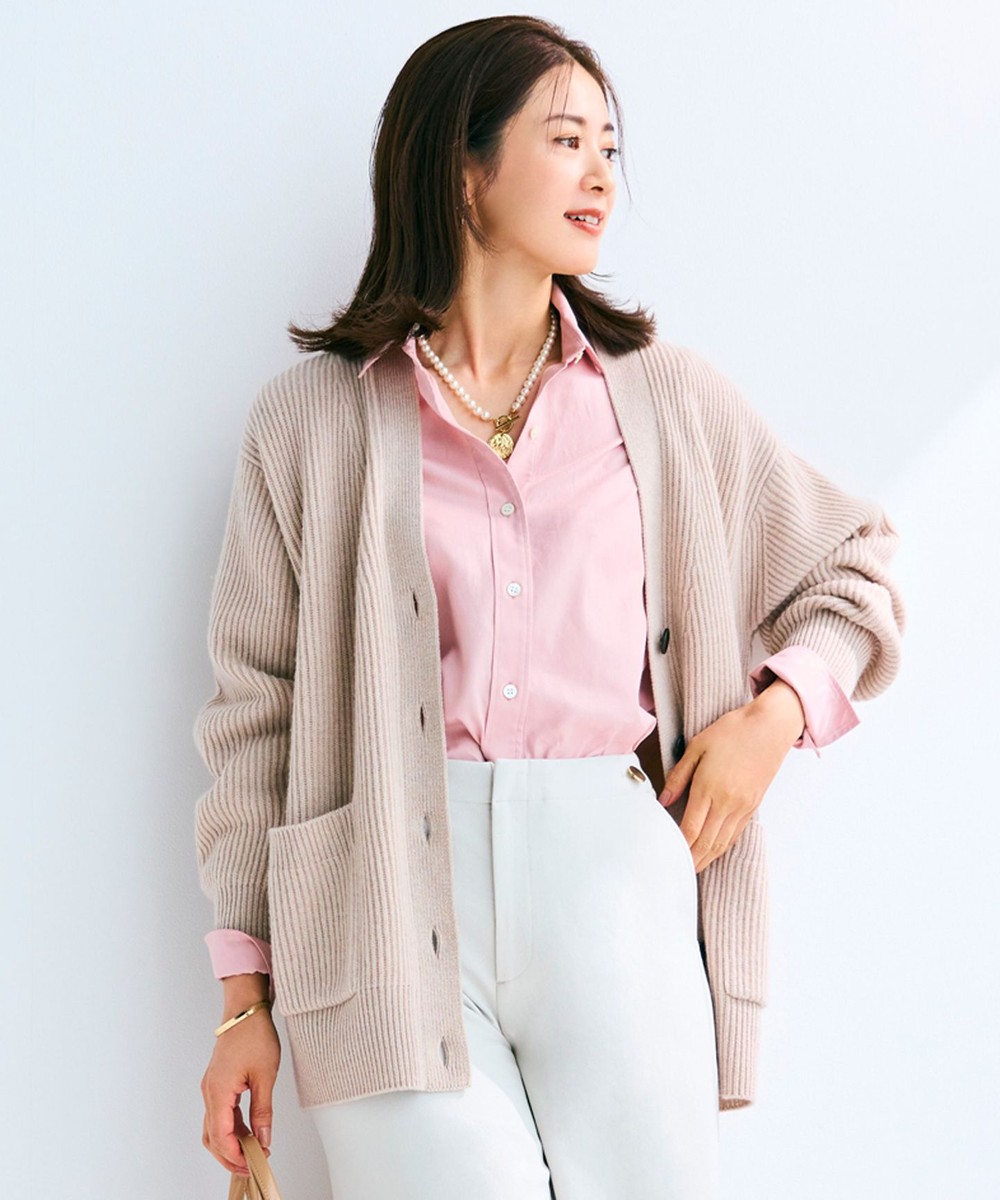 【オンワード】 23区 S(小さいサイズ)>トップス 【洗える】カシミヤブレンド ニット カーディガン ベージュ 32 レディース 【オンワード】 23区 S(小さいサイズ)>トップス 【洗える】カシミヤブレンド ニット カーディガン ベージュ 32 レディース