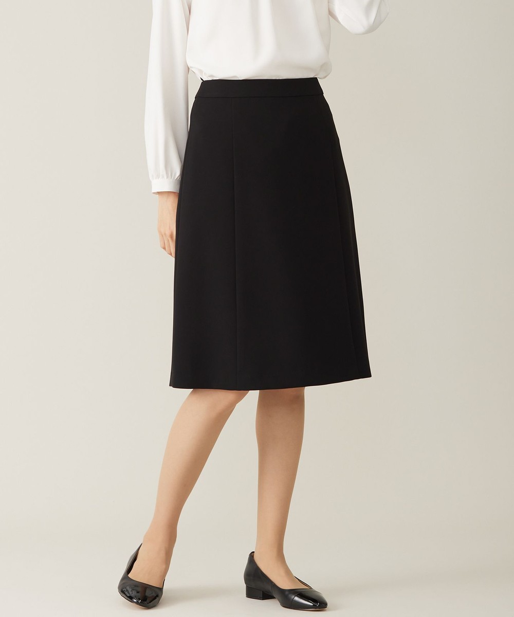 【オンワード】 J.PRESS LADIES>スカート 【WEB限定カラーあり・洗える】セラテリーダブルクロス フレアー スカート ブラック 9 レディース 【オンワード】 J.PRESS LADIES>スカート 【WEB限定カラーあり・洗える】セラテリーダブルクロス フレアー スカート ブラック 9 レディース