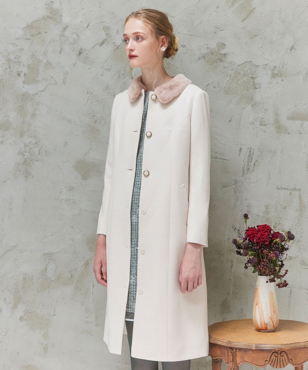 【オンワード】 TOCCA>ジャケット/アウター TWINKLE WINTER NIGHT ウールカシミヤコート ピンク 6 レディース 【オンワード】 TOCCA>ジャケット/アウター TWINKLE WINTER NIGHT ウールカシミヤコート ピンク 6 レディース