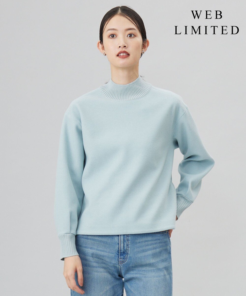 【オンワード】 J.PRESS LADIES>トップス 【WEB限定カラーあり】ニードルパンチ カットソー 【WEB限定】ミント L レディース