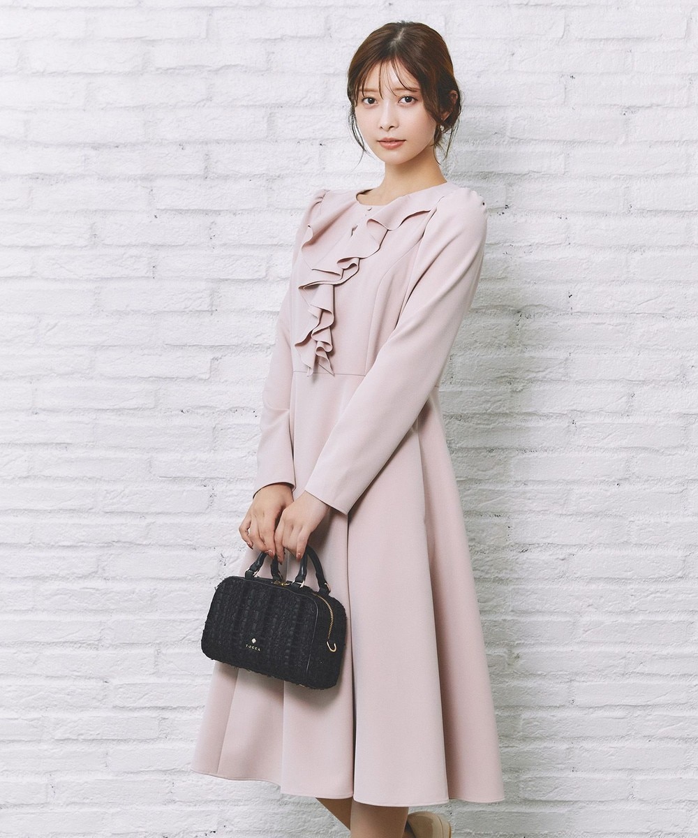 【オンワード】 TOCCA>ワンピース 【洗える・消臭】FRILL BLOOM ドレス ピンク 0 レディース 【オンワード】 TOCCA>ワンピース 【洗える・消臭】FRILL BLOOM ドレス ピンク 0 レディース