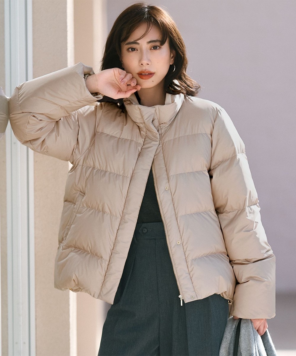 【オンワード】 23区 L(大きいサイズ)>ジャケット/アウター 【洗える/撥水加工】シレータフタ コンパクト ダウンコート ベージュ 48 レディース 【オンワード】 23区 L(大きいサイズ)>ジャケット/アウター 【洗える/撥水加工】シレータフタ コンパクト ダウンコート ベージュ 48 レディース